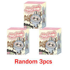 1nd 2nd 3nd Generation Monster For Labubu Sitting Series Blind Box Labubu Series Macaron Keychain Birthday Holiday Gift