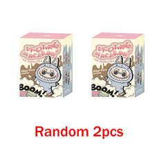 1nd 2nd 3nd Generation Monster For Labubu Sitting Series Blind Box Labubu Series Macaron Keychain Birthday Holiday Gift