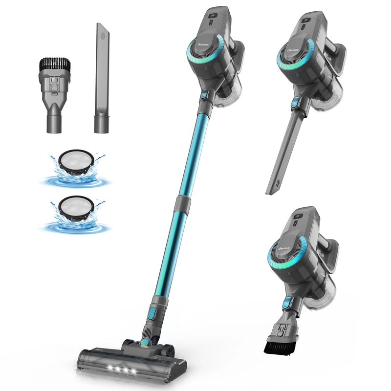 INSE N300 Cordless vacuum cleaner, 20kPa&2-speed, 175W 40 minutes, 3.2lb lightweight vacuum cleaner, for Pet Hair, Home, Car