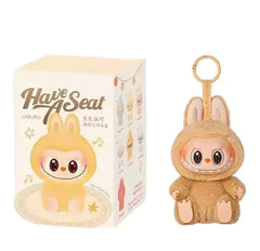 1nd 2nd 3nd Generation Monster For Labubu Sitting Series Blind Box Labubu Series Macaron Keychain Birthday Holiday Gift