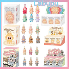 1nd 2nd 3nd Generation Monster For Labubu Sitting Series Blind Box Labubu Series Macaron Keychain Birthday Holiday Gift