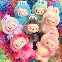 1nd 2nd 3nd Generation Monster For Labubu Sitting Series Blind Box Labubu Series Macaron Keychain Birthday Holiday Gift