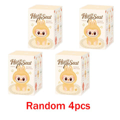 1nd 2nd 3nd Generation Monster For Labubu Sitting Series Blind Box Labubu Series Macaron Keychain Birthday Holiday Gift