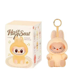 1nd 2nd 3nd Generation Monster For Labubu Sitting Series Blind Box Labubu Series Macaron Keychain Birthday Holiday Gift