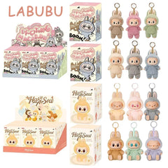 1nd 2nd 3nd Generation Monster For Labubu Sitting Series Blind Box Labubu Series Macaron Keychain Birthday Holiday Gift