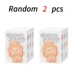 1nd 2nd 3nd Generation Monster For Labubu Sitting Series Blind Box Labubu Series Macaron Keychain Birthday Holiday Gift